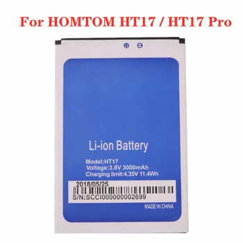 HT17Pro 3000 mah Original Bateriju za telefon HOMTOM HT17/HT17 Pro HT17Pro Visokokvalitetna Smjenski Baterija Bateria Brza Dostava