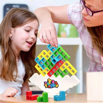 Igre ravnotežu Tetra Tower tetris igra puzzle Tower, dječji blokovi, igračke, 3d puzzle, montaža svojim rukama, ruska zagonetka