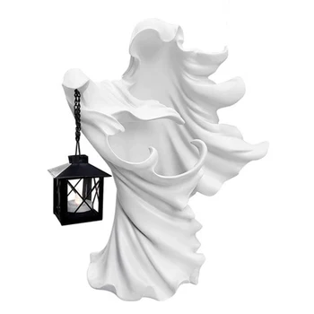 Izaslanik pakla, Fenjer, Skulptura безликого duh, Kip na Halloween, dekor, svjetlo-bijela