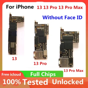 Izvorna Matična ploča Za iphone 13 Pro Max id lica Besplatno Čista matična ploča iCloud Otključan Za Logičke ploče iphone mini 13