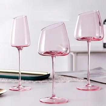 Jednostavna Nordijsko Vinska Čaša Sa Kosim Ustima Flamingo, Visoka Nožna Šalica, Čaša Za Šampanjac U Stilu Princeze, Popularna Vinska Čaša Visoka Za Uljepšavanje