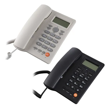 K0AC Fiksni Žični telefon je Veliki Gumb Potrošačke ugostiteljstvu Stolni Fiksni telefon sa LCD zaslonom KX-T2025
