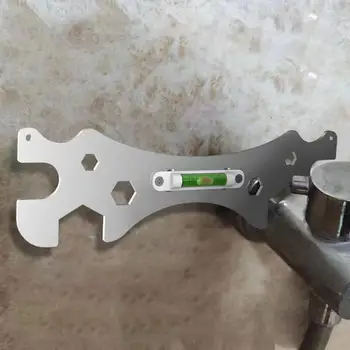 Ključ za izravnavanje kuta Posebne alate za francuskog ključa Od nehrđajućeg čelika, kutna ključ za kupaonicu, za postavljanje i održavanje kupaonice
