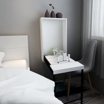 Kompaktni namještaja za spavaće sobe Jednostavna Sklopivi noćni ormarić s stolićem ormar