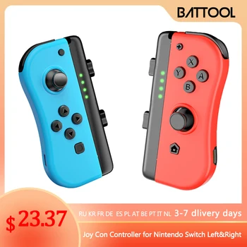 Kontroler For Joy za Nintendo Switch Left & Right, za Switch Joy Pad, Bežična podrška za Dual vibracije/buđenje/ za Upravljanje prometom