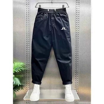 Korejski muške hlače za golf J. Lindbergh, Muška odjeća za golf, Kvalitetne svakodnevne hlače, Teniski hlače, Jesen 2023