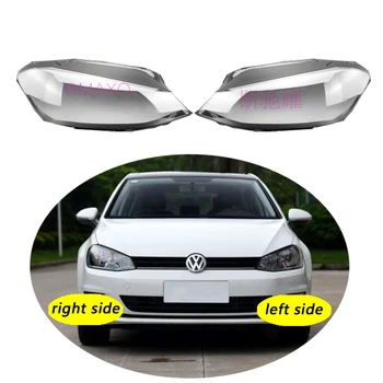 Korištenje za Volkswagen VW golf 2014-2017 MK7 Prozirni poklopac svjetla Abažur Prednja fara Telo abažur Leća