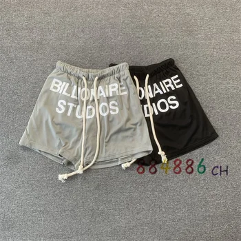 Kratke hlače s logotipom White Studios, muške i ženske Gaćice od visoko kvalitetne mreže, быстросохнущие sportske kratke hlače