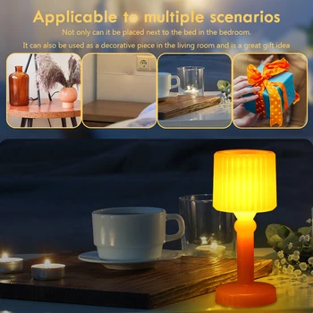 Led noćne svjetiljke Prijenosni ukrasne noćne svjetiljke Gumb baterije tipke prekidač Plastike za uređenje doma