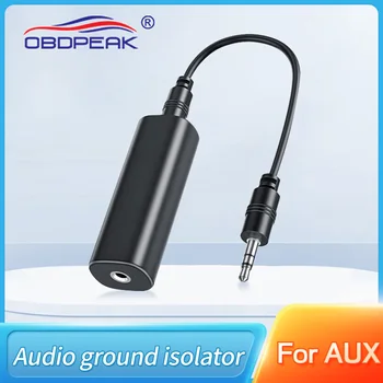 Linija dinamika 3,5 mm Aux Audio Filter buke Petlje uzemljenja Шумоизолятор za auto stereo za OBDPEAK
