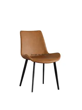 Luksuzni blagovaona stolice u skandinavskom stilu, dom moderan minimalistički restoran, mrežica, crvena stolica, caffe bar, trgovina čaj s mlijekom, kožni stolac s naslonom za leđa
