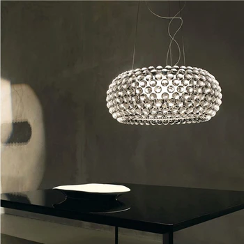 Luksuzni LED Moderne Viseće svjetiljke Luster od Prozirnog Zlata, Akril Blagovaonica, Spavaća soba, Viseći svijećnjak Foscarini Caboche