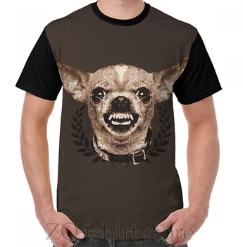 Majica s uzorkom Chihuahua, muške majice, ženske t-shirt, muške majice sa smiješnim po cijeloj površini i okruglog izreza kratkih rukava