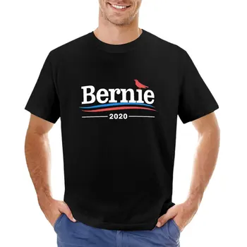 Majica sa pticom Bernie Сандерса 2020, crna majica, običan t-majice, ljetna muška majica za trening