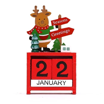 Male drvene društvene jedinice, Kalendar, Božić Advent Kalendar je odbrojavanje, Ukras za kućne zabave, Police, stolovi