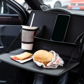 Mini stol na kotačima Auto pladanj za jelo Laptop Tablet Višenamjenski prijenosni auto Običan radni stol