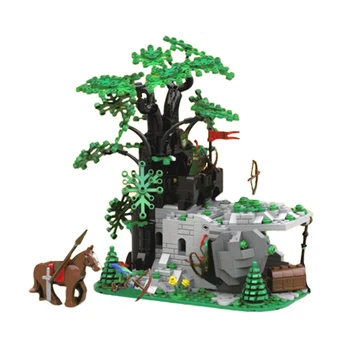 MOC Srednjovjekovni dvorac, prikriveno model Аванпоста, blokovi, Cigle, Kreativne montaže, igračke za djecu, poklone za rođendan