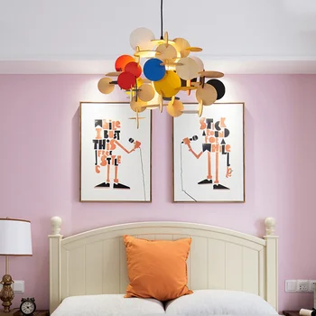 Moderan Luster u Skandinavskom Stilu, drvene stropne lampe za strop, Spavaća soba, radna soba, Blagovaonica, Šarene Rasvjeta, Kućnog tekstila, Stropna svjetiljka