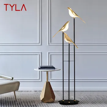Moderna podna lampa TYLA Nordic, led i starinski kreativni lampa u obliku ptice za uređenje doma dnevnog boravka i spavaće sobe