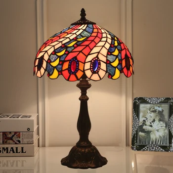Moderna Tiffany lampe LED Creative Od vitraž, stolna Lampa, Dekoracija za Dom, Dnevnog boravka, Spavaće sobe, Stolovi Прикроватной