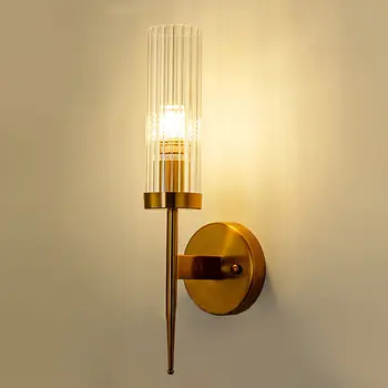 Moderne zidne lampe Zlatno Lampa za osvetljenje dnevnog boravka, Spavaće sobe, Kupaonice, E26 110V