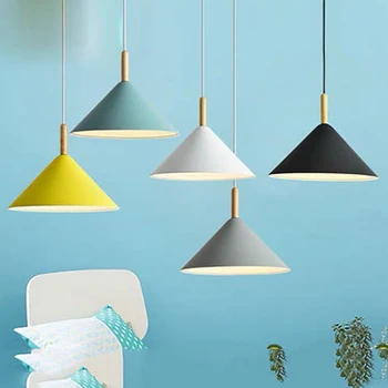 Moderni viseće svjetiljke Nordic Industrial Led Lamp visećim lusterima i Starinski lampa Spavaća soba dnevni boravak Kuhinja Otoku lampa Blagovaonica