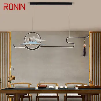 Moderni Viseći svijećnjak RONIN, Kineski Kreativno чайхана Zen, led luster za kućnu blagovaonom, dekoracija spavaće sobe