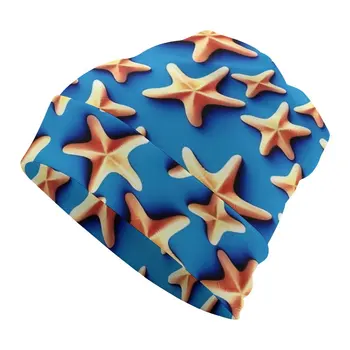 Morska zvijezda je zvijezda, Kape-Bini, Zabavne morske stvorenja, Kape-nape Za odrasle, Zabavne Pletene kape za sportove na otvorenom, Jesen-Zima, Elastične trake