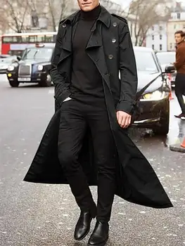 Muška jakna, nova jesensko-zimska jakna s krznom i kapuljačom, Moderan svakodnevno kaput velike veličine