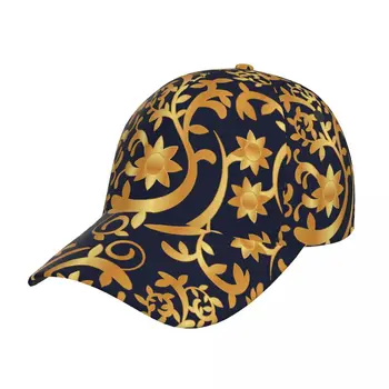 Muška kapu za golf, sportska kapu sa zlatnim Подсолнухом, svakodnevni kapu, modni ulične kape u stilu hip-hop za muškarce, žene, Unisex
