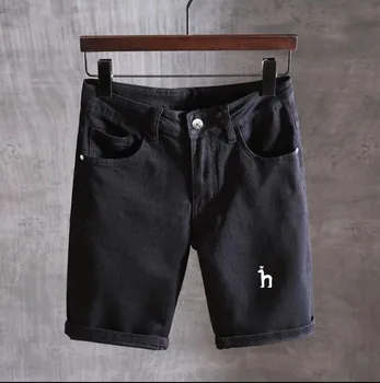 Muške Hlače Traper Kratke hlače S logotipom Hazzys 2023 Ljetne Muške Hlače Modni Svakodnevne Besplatne Kratke hlače Bijele Muške Hlače za gornju odjeću