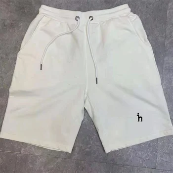 Muške Kratke hlače s logotipom Hazzys od čistog Pamuka sa izvezenim 2023, Nove Ljetne Muške Hlače, Svakodnevne Slobodne Tanke Kratke hlače, Muška Odjeća, Hlače