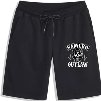 Muške Kratke hlače s po cijeloj površini, Ljetne Muške kratke hlače SAMCRO Outlaw BIG & TALL za muškarce