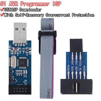 Naknada adapter od 10Pin do 6 Pin + USBASP USBISP AVR USB Programer ATMEGA8 ATMEGA128 ATtiny/CAN/PWM 10Pin Žični Modul DIY