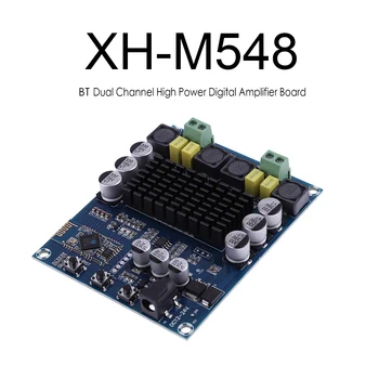 Naknada digitalnog pojačala snage XH-M548 Snage 120 W, dual channel naknada Pojačalo snage TPA3116D2, kompatibilan s Bluetooth, DC12-24V