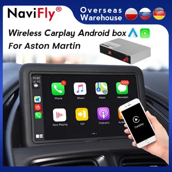 Navifly Auto Media GPS Navi Wireless za CarPlay Android Auto Za Aston Martin DB11 Podrška izvornom slr linkove na dodir