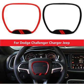 Navlaka za centralno prsten volana za Dodge Challenger Charger Jeeps Grand Cherokee SRT8 2015-2020, Pribor za unutrašnjost automobila