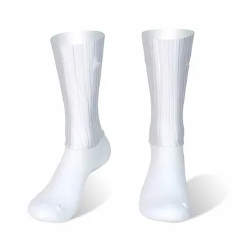 Neklizajući Silikon Ljetnim Koj Čarape Whiteline Biciklističke Čarape Muške Biciklističke Čarape Za Trčanje Calcetines Ciclismo