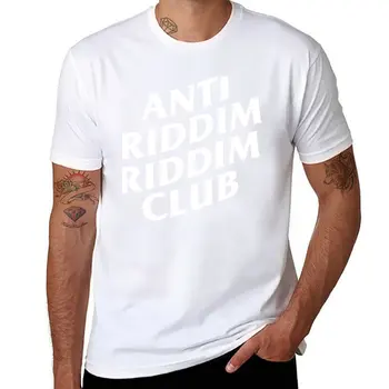 Nova majica Anti Riddim Riddim Club, muška majica s mačkama, majice, velike veličine, muška majica