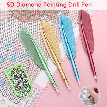 Nova Moda 5D Diamond olovka za crtanje, oblik olovke, plastične spot olovke za bušenje, Vez križić, Pribor za šivanje, uradi sam, obrtni vez
