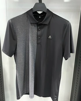 Nova proljeće-ljeto košulju za golf s kratkim rukavima za muškarce, ograničena serija, moderna sportska odjeća za golf s lubanjom, стрейчевая быстросохнущая odjeća za golf