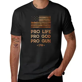 Novi 1791 Pro USA Pro Life Pro God Pro Gun 13 Star Zastava - za pravo na nošenje oružja, t-Shirt, muška odjeća, majice, muške majice