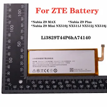 Novi 3000 mah Li3829T44P6hA74140 Zamjenske Baterije Za telefon ZTE Nubia Z9 Mini NX510j NX511J NX512j NX518j Z9 MAX Z9 Plus Telefon