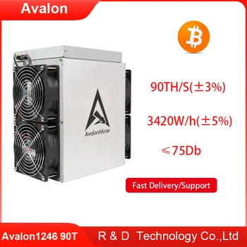 Novi Asic-miner Canaan Avalon Proizvodnje A1246 90T ± 5% Биткоин-Asic-криптомашина