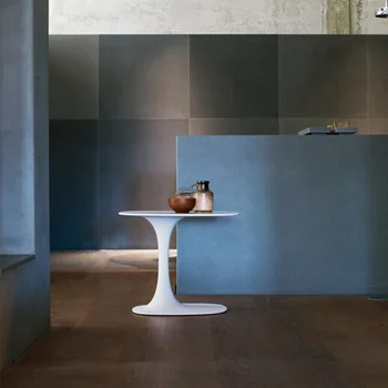 Novi minimalistički moderan stol s malo blok dizajn kauč od staklenih vlakana, mali stolić