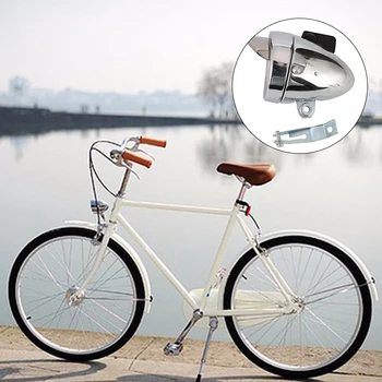 Novi Retro Svijetla Klasična Cool Biciklistička Lampe i Starinski Dizajn Metalno kućište Bicikla Krom čelik Led Sigurnost noćni vožnje