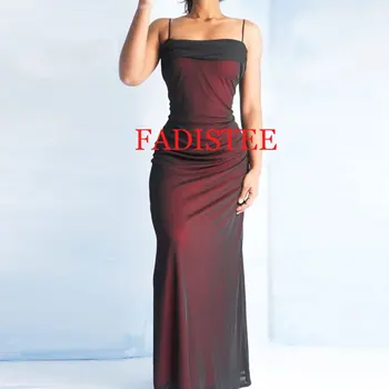 Novi stil, Seksi Haljine na trake za prom, Vestidos De Fiesta Elegantes Para Mujer 2023, Ženski večernji ogrtač