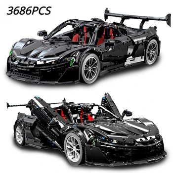 Novi tehnički model суперспортивного automobila McLarens 1:8, blokovi, sklapanje vozila, cigle, igračke za odrasle dječak Božićni poklon