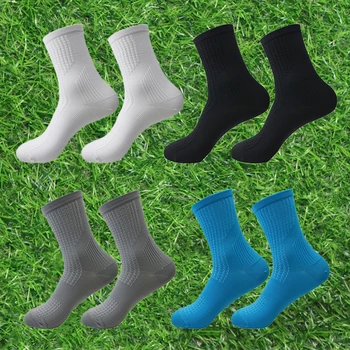 Par противоскользящих čarapa, čarape football god, čarape srednje dužine, otporan na habanje profesionalne nogometne čarape, muške kratke čarape