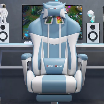 Poboljšati iskustvo igranja Киберспортивное stolica S Prekrasnim osjećajem za sjedenje Računalne Stolice s masažom na 7 Sati, Uz mogućnost otklapanje pod velikim kutom